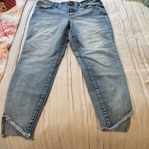 Maurices Light Blue Ankle Jeans